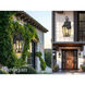Cardigan Outdoor Wall Mount in Sand Coal and Olden Brass, Great Outdoors